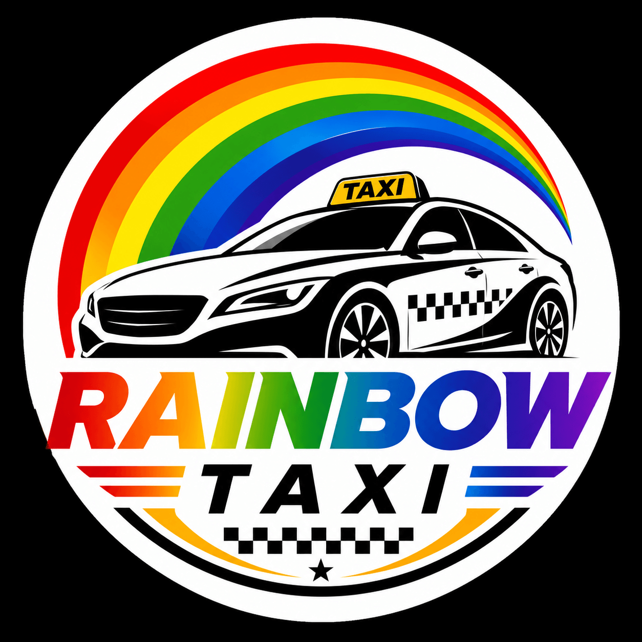 Rainbow Taxi Logo